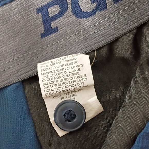 PGA Tour Men's Blue Patterned Shorts - Picture 11 of 12